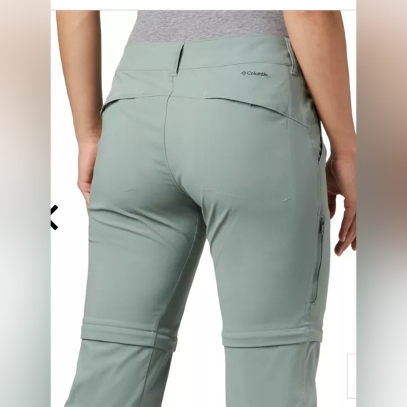Columbia Women's Omni-Shield Convertible Pants, Green, Size 16W, Pre-owned EUC - Picture 5 of 13